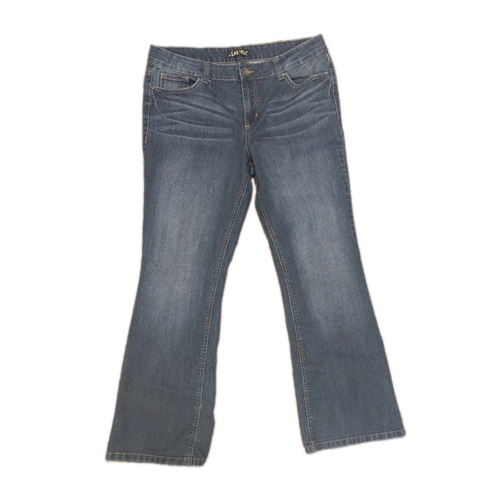 LEI Flare Jeans 15 Juniors Mid Rise Sophia Hipster Y2K Mallcore Bella Swan Scene